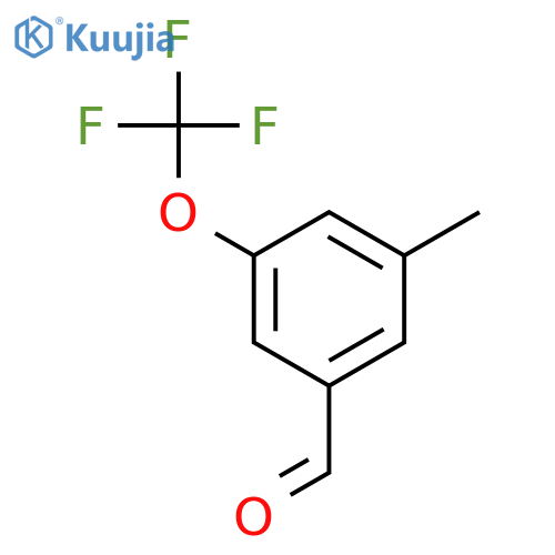 3-Methyl-5-(trifluoromethoxy)benzaldehyde structure