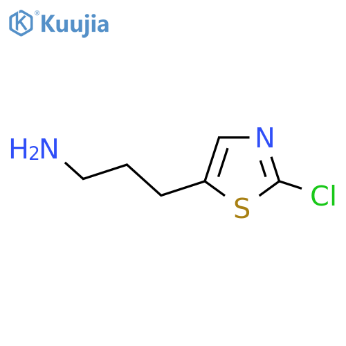 3-(2-chloro-1,3-thiazol-5-yl)propan-1-amine structure