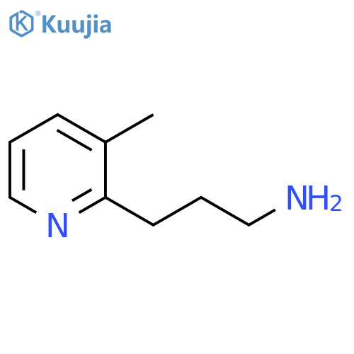 3-(3-methylpyridin-2-yl)propan-1-amine structure