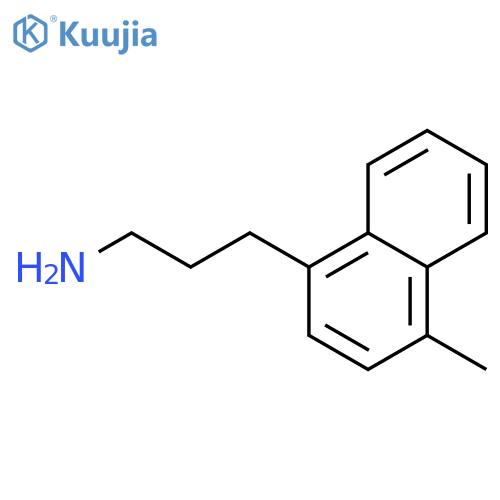 3-(4-methylnaphthalen-1-yl)propan-1-amine structure