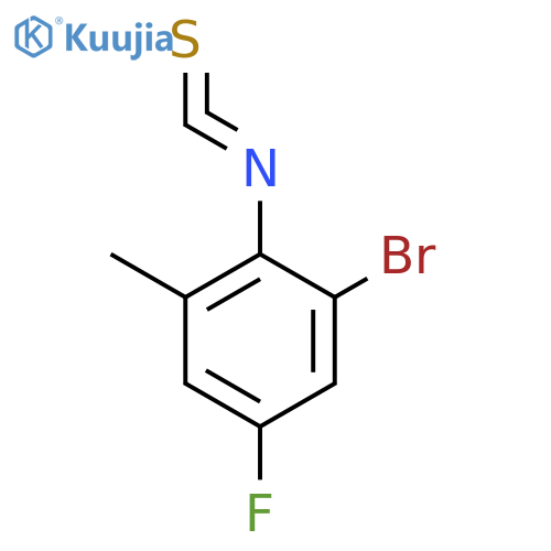 2-Bromo-4-fluoro-6-methylphenylisothiocyanate structure