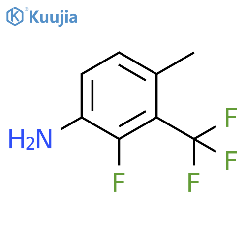 2-Fluoro-4-methyl-3-(trifluoromethyl)aniline structure