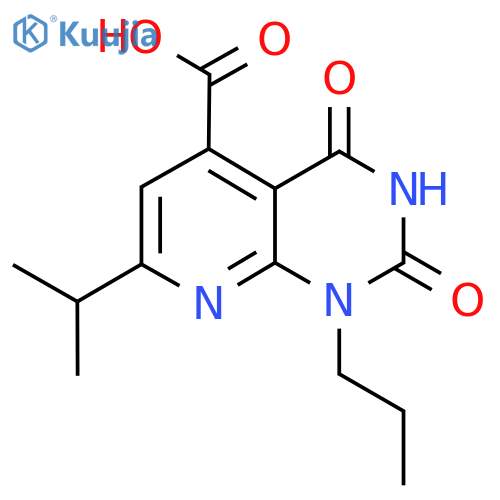 2,4-Dioxo-7-(propan-2-yl)-1-propyl-1H,2H,3H,4H-pyrido2,3-dpyrimidine-5-carboxylic Acid structure