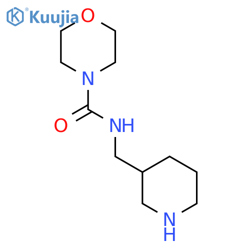 N-(Piperidin-3-ylmethyl)morpholine-4-carboxamide structure