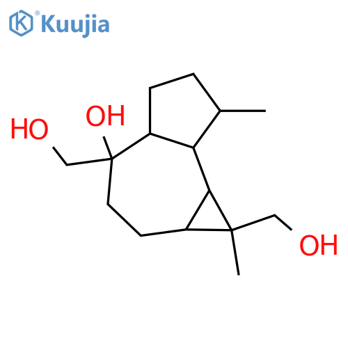 10,12,14-Aromadendranetriol; (1β,4α,5β,6α,7α,10α,11β)-form structure