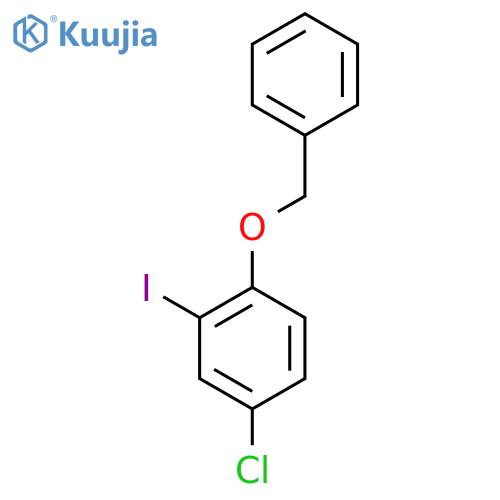 Benzene, 4-chloro-2-iodo-1-(phenylmethoxy)- structure