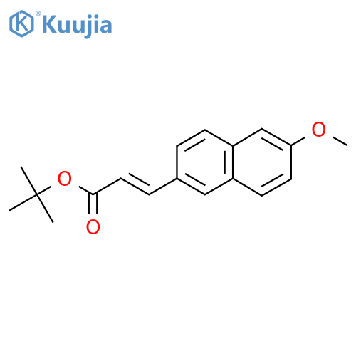 tert-butyl (2E)-3-(6-methoxynaphthalen-2-yl)prop-2-enoate structure