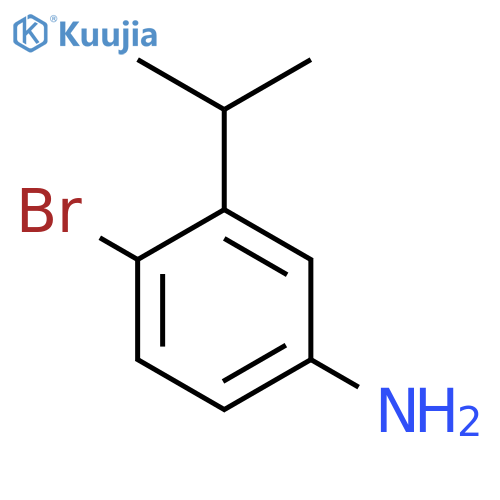 4-Bromo-3-isopropylaniline structure