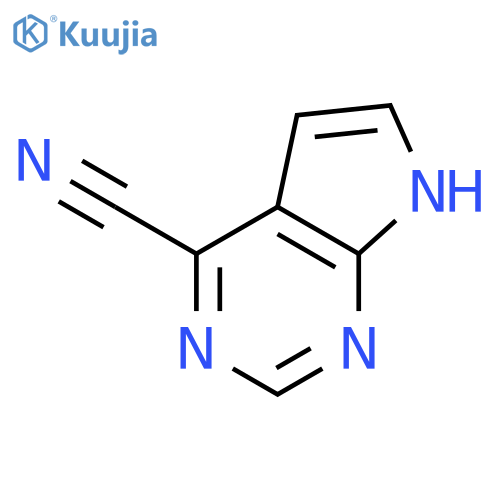 7H-Pyrrolo[2,3-d]pyrimidine-4-carbonitrile structure