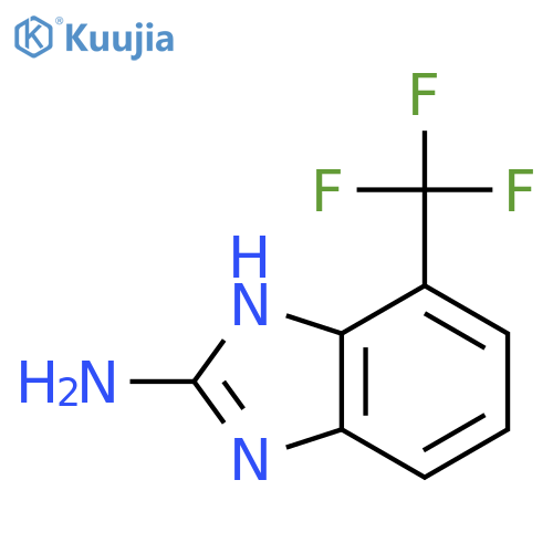 7-(Trifluoromethyl)-1H-benzo[d]imidazol-2-amine structure