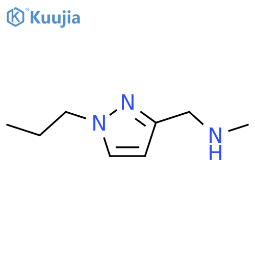 methyl(1-propyl-1H-pyrazol-3-yl)methylamine structure