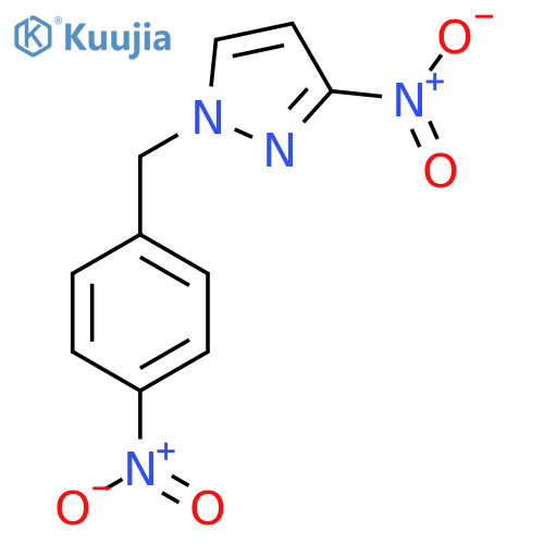 3-Nitro-1-[(4-nitrophenyl)methyl]-1H-pyrazole structure