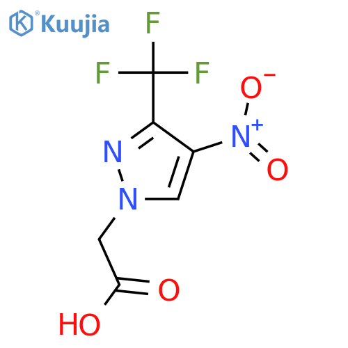 (4-Nitro-3-trifluoromethyl-pyrazol-1-yl)-acetic acid structure