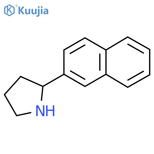 2-(naphthalen-2-yl)pyrrolidine structure