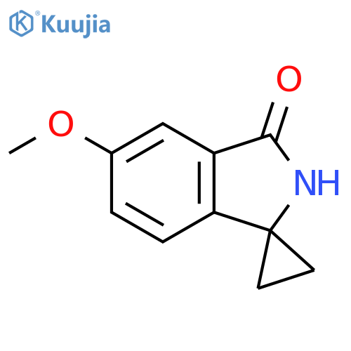 5'-methoxyspiro[cyclopropane-1,1'-isoindolin]-3'-one structure