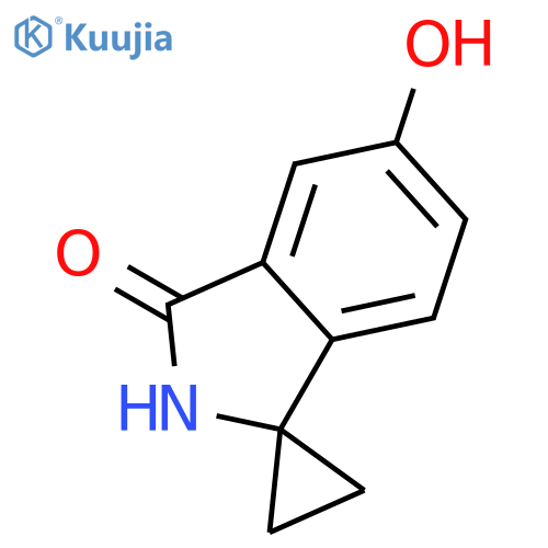 5'-Hydroxyspirocyclopropane-1,1'-isoindolin-3'-one structure