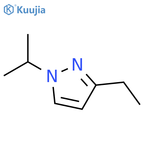 3-ethyl-1-(propan-2-yl)-1H-pyrazole structure