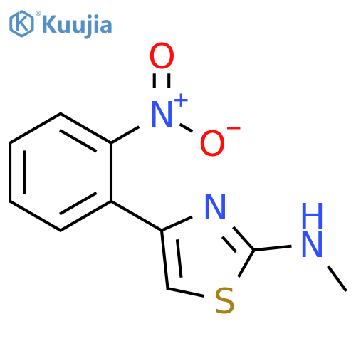 N-methyl-4-(2-nitrophenyl)-1,3-thiazol-2-amine structure