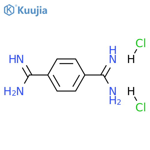 1,4-DIAMIDINOBENZENE 2HCL structure
