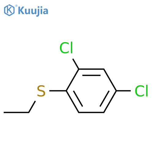 2,4-dichloro-1-ethylsulfanylbenzene structure