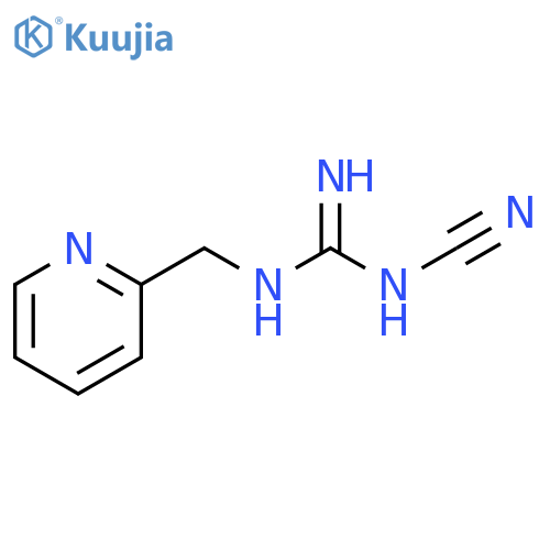Guanidine, N-cyano-N'-(2-pyridinylmethyl)- structure