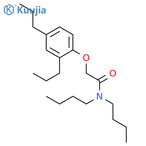 ACETAMIDE, N,N-DIBUTYL-2-(2,4-DIPROPYLPHENOXY)- structure