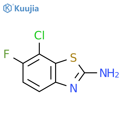 2-Benzothiazolamine,7-chloro-6-fluoro- structure