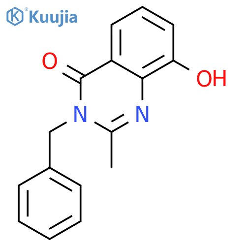 4(3H)-Quinazolinone,8-hydroxy-2-methyl-3-(phenylmethyl)- structure