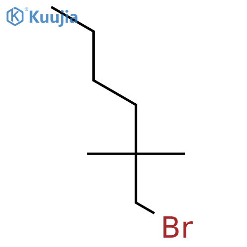 1-bromo-2,2-dimethylhexane structure