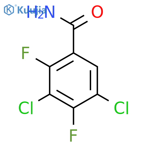 Benzamide, 3,5-dichloro-2,4-difluoro- structure