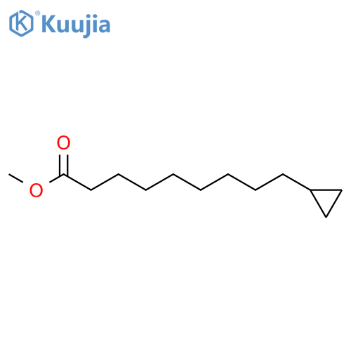 Cyclopropanenonanoic acid, methyl ester structure