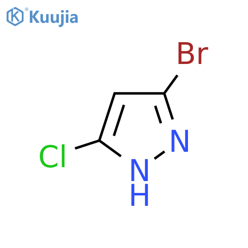 3-Bromo-5-chloro-1H-pyrazole structure