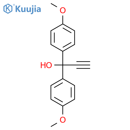 1,1-bis(4-Methoxyphenyl)-2-propyn-1-ol structure