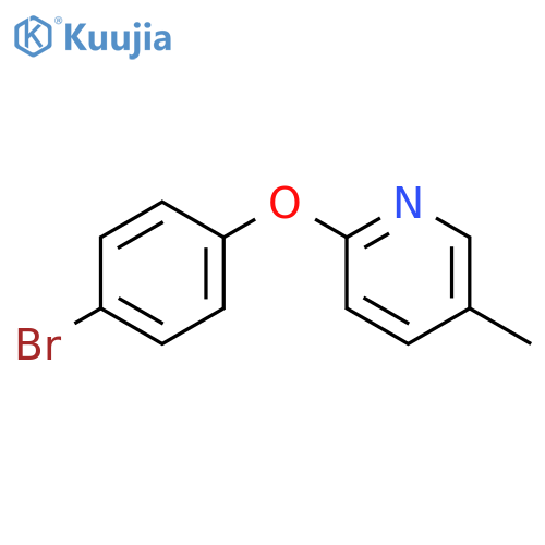 2-(4-bromophenoxy)-5-methylpyridine structure