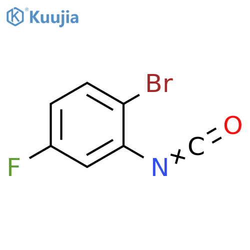 1-bromo-4-fluoro-2-isocyanatobenzene structure