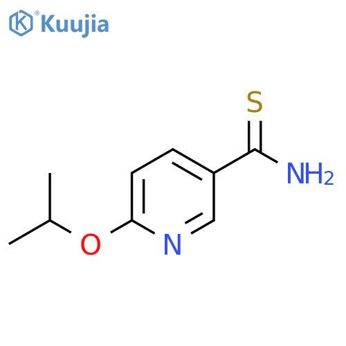 6-(propan-2-yloxy)pyridine-3-carbothioamide structure