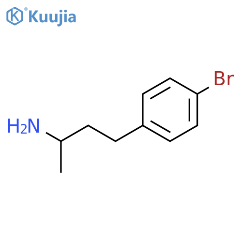 4-(4-bromophenyl)butan-2-amine structure
