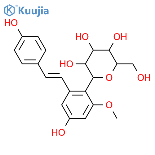 2-Glucosyl-3,4',5-trihydroxystilbene; (E)-form, 3-Me ether structure