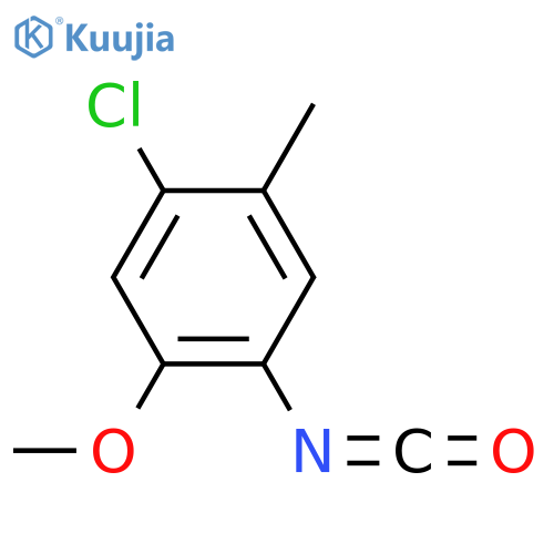 1-chloro-4-isocyanato-5-methoxy-2-methylbenzene structure