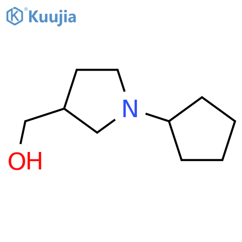 (1-Cyclopentylpyrrolidin-3-yl)methanol structure