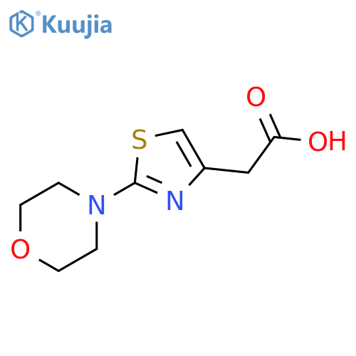 2-[2-(morpholin-4-yl)-1,3-thiazol-4-yl]acetic acid structure