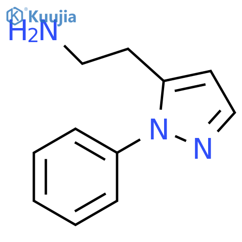 2-(1-phenyl-1H-pyrazol-5-yl)ethanamine structure