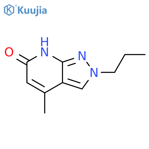 4-methyl-2-propyl-2H,6H,7H-pyrazolo3,4-bpyridin-6-one structure