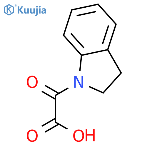 2,3-Dihydro-1H-indol-1-yl(oxo)acetic Acid structure
