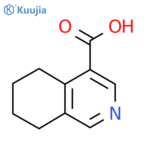 5,6,7,8-TETRAHYDROISOQUINOLINE-4-CARBOXYLIC ACID structure