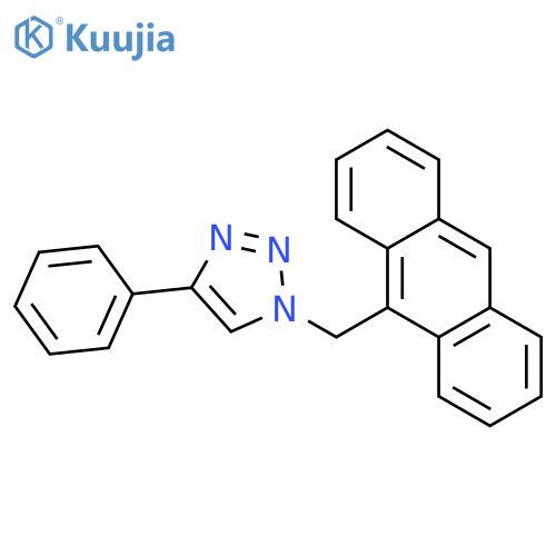 1-(9-Anthracenylmethyl)-4-phenyl-1h-[1,2,3]triazole structure