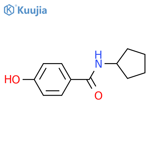N-cyclopentyl-4-hydroxybenzamide structure