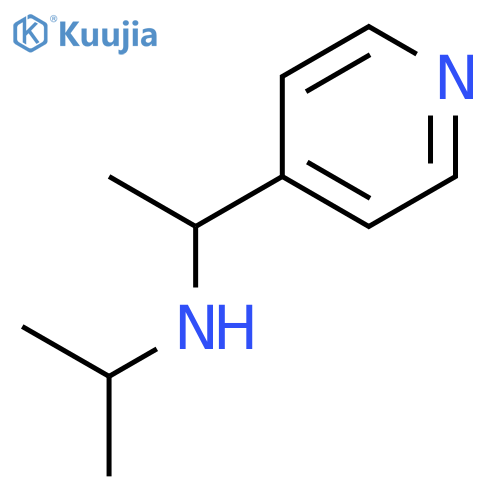 (propan-2-yl)[1-(pyridin-4-yl)ethyl]amine structure