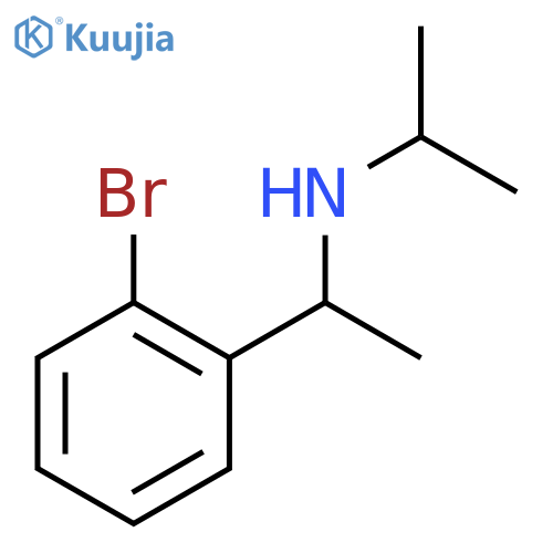 1-(2-bromophenyl)ethyl(propan-2-yl)amine structure