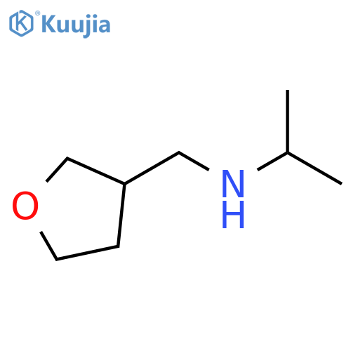 (oxolan-3-ylmethyl)(propan-2-yl)amine structure